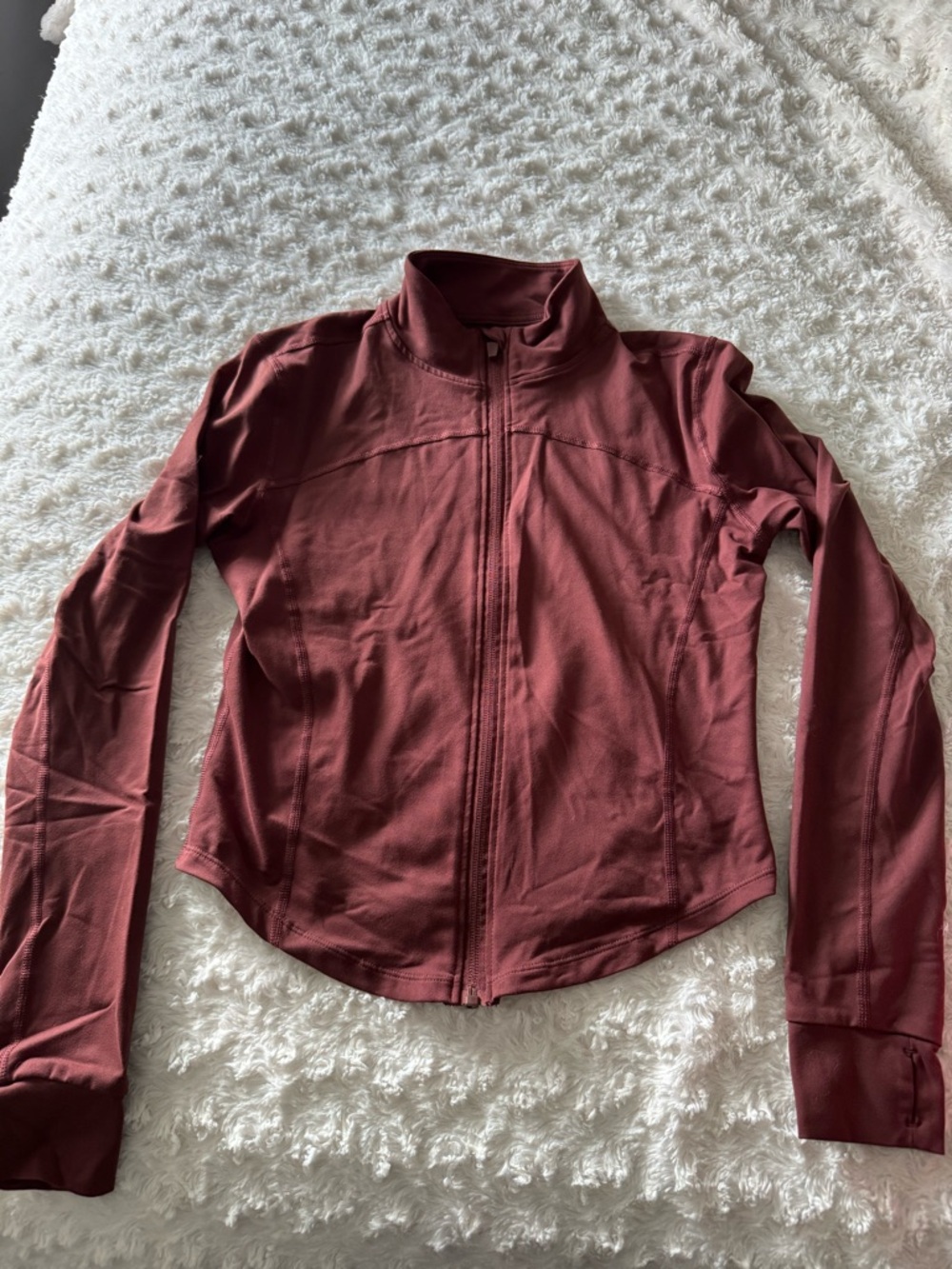 Women’s Full-Zip Active Jacket - Burgundy